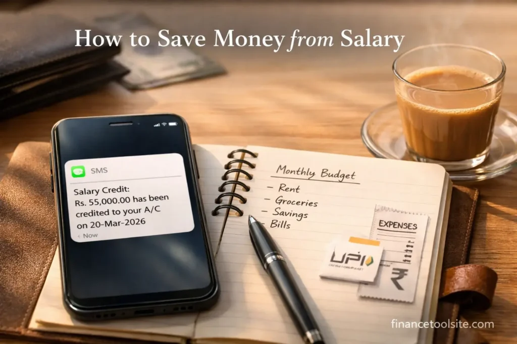 how to save money from salary using a simple planning method in India