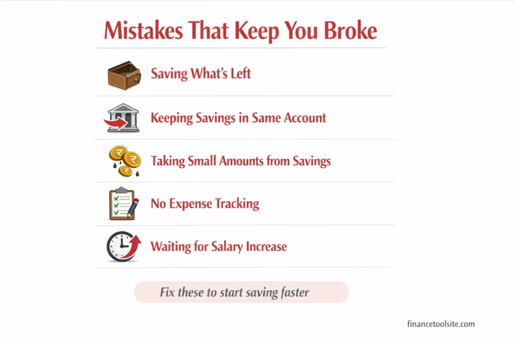 common money saving mistakes that keep you broke on low income