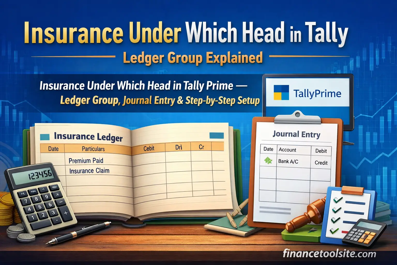 Insurance Under Which Head in Tally