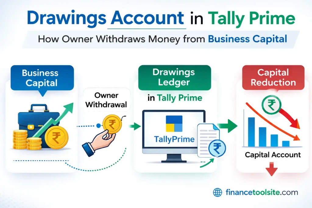 Drawings Comes Under Which Head in Tally